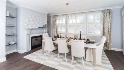 diningroom with shutters